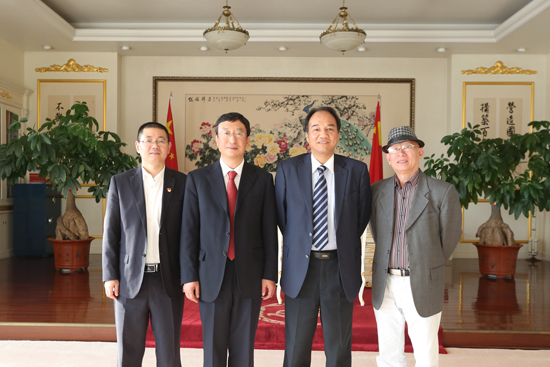 中國汽車工業協會副秘書長葉盛基到訪mg4377娛樂電子遊戲網站